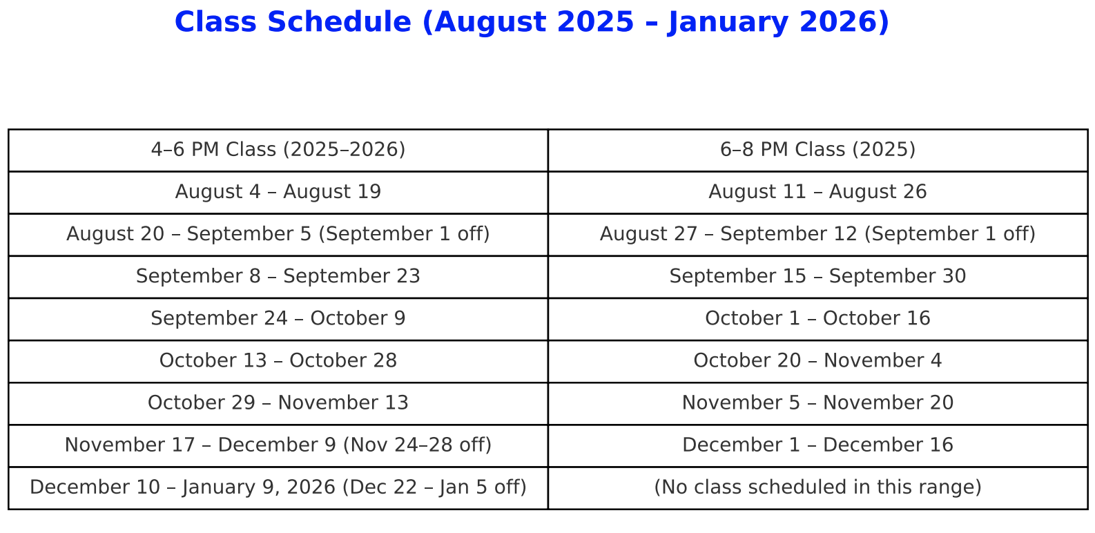 2026schedule
